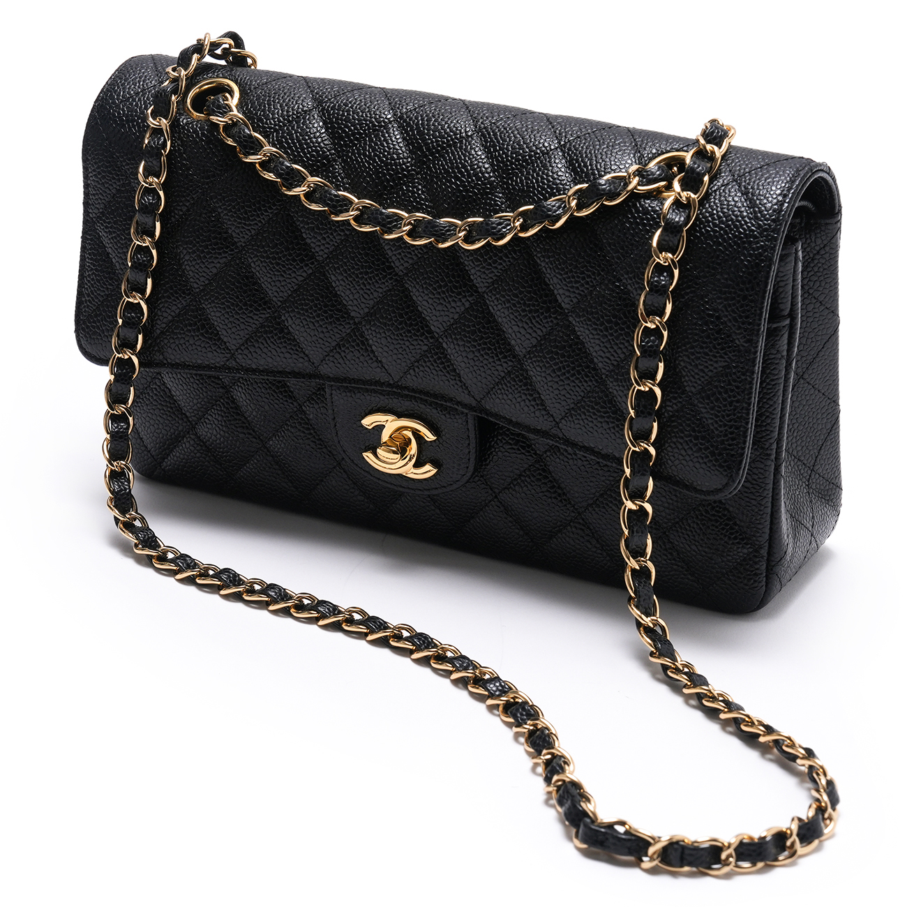 CHANEL(USED)샤넬 캐비어 클래식 미듐 플랩백