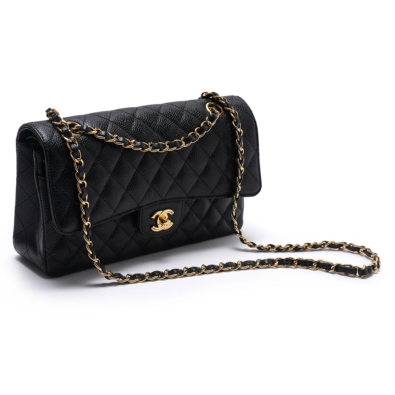 CHANEL(USED)샤넬 캐비어 클래식 미듐 플랩백