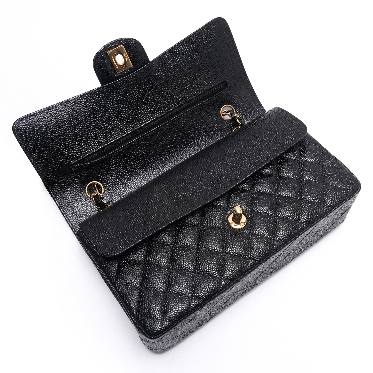 CHANEL(USED)샤넬 캐비어 클래식 미듐 플랩백