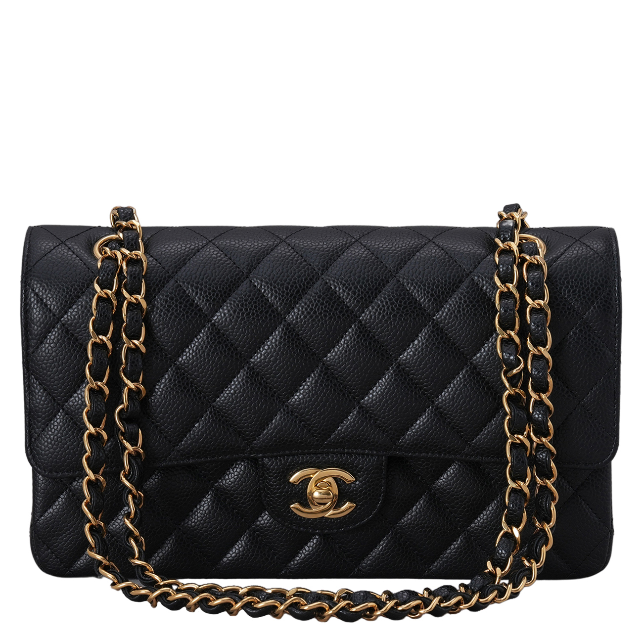 CHANEL(USED)샤넬 캐비어 클래식 미듐 플랩백