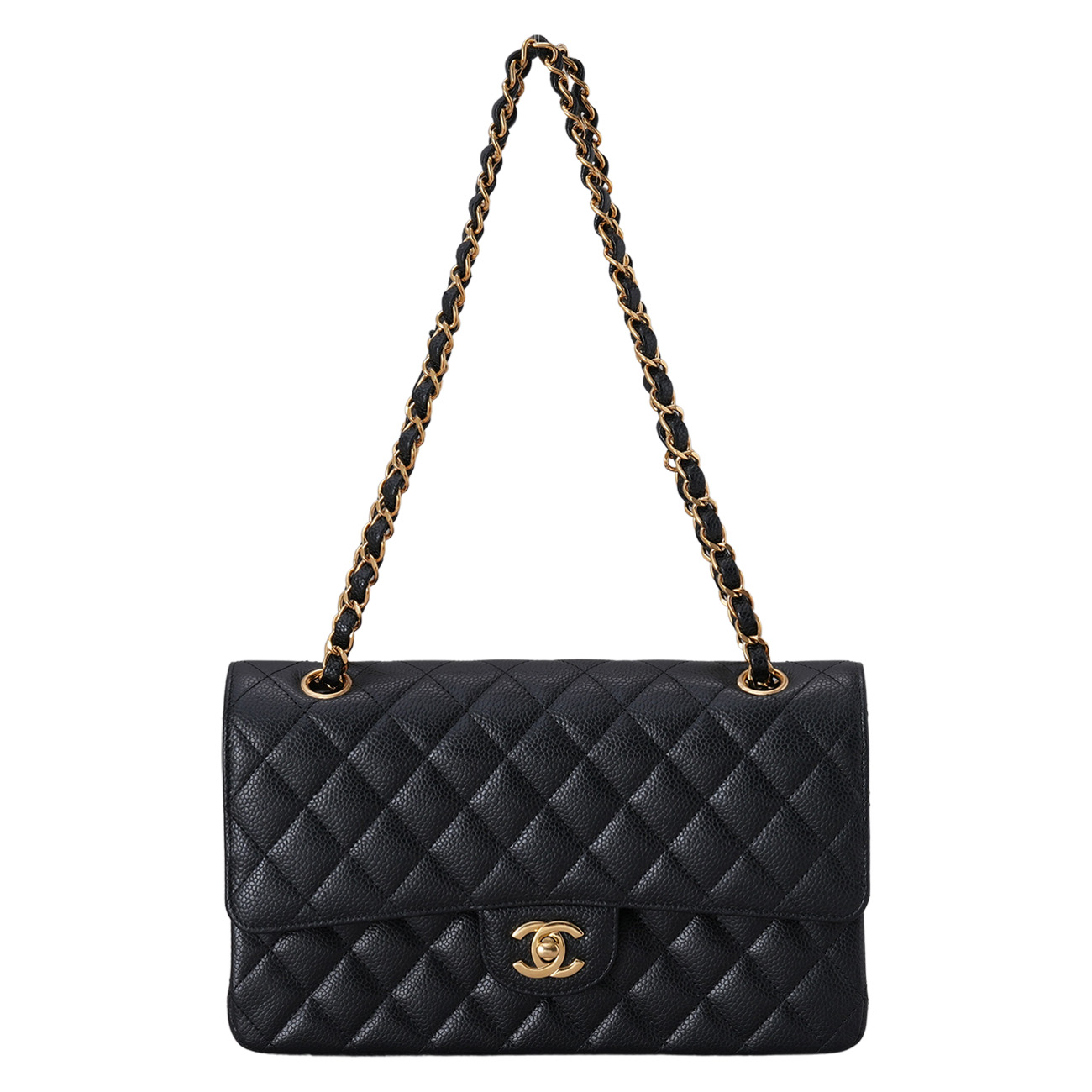 CHANEL(USED)샤넬 캐비어 클래식 미듐 플랩백