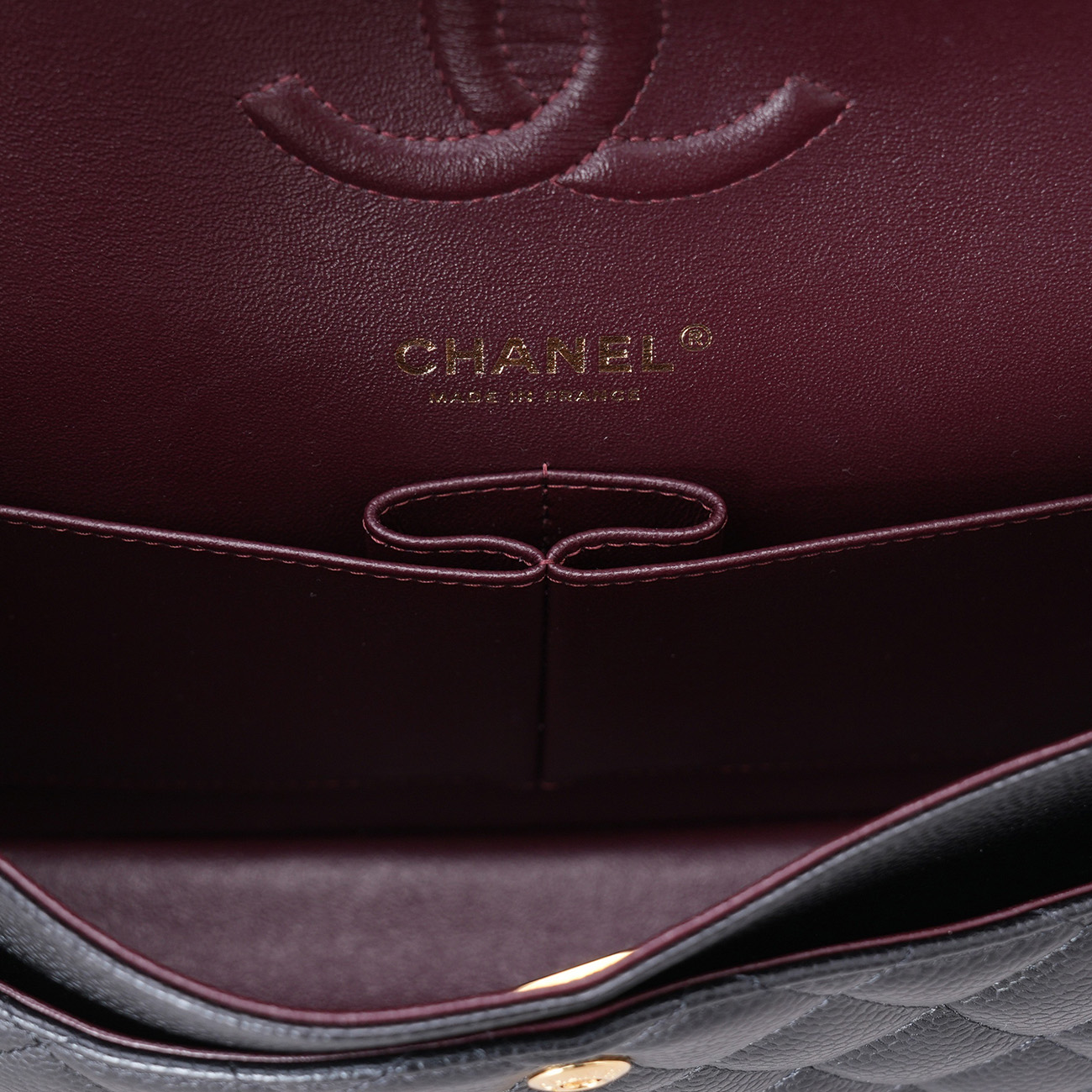 CHANEL(USED)샤넬 캐비어 클래식 미듐 플랩백