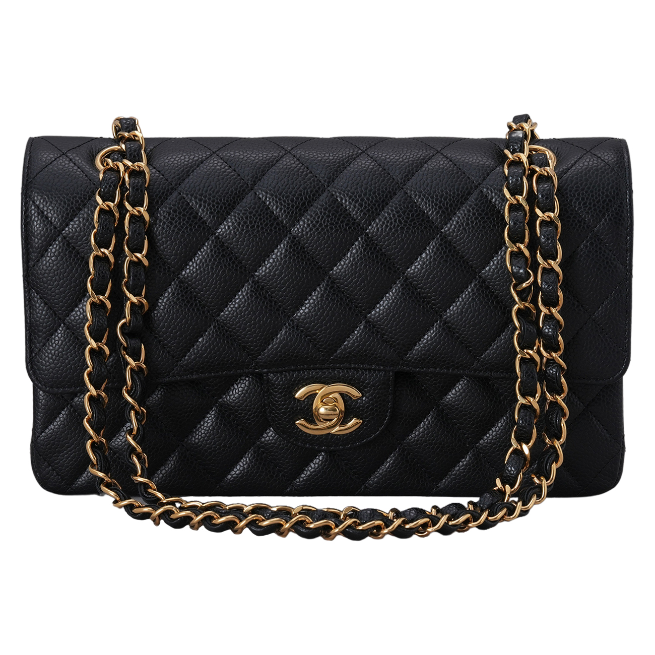 CHANEL(USED)샤넬 캐비어 클래식 미듐 플랩백