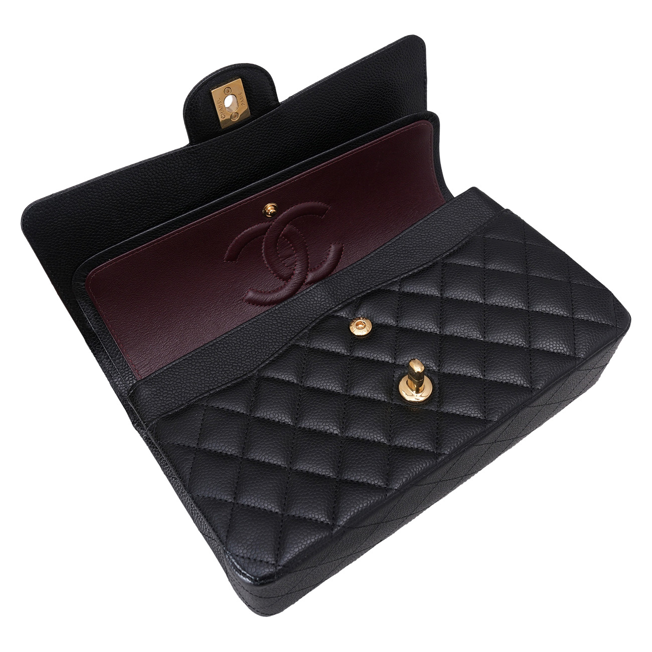 CHANEL(USED)샤넬 캐비어 클래식 미듐 플랩백