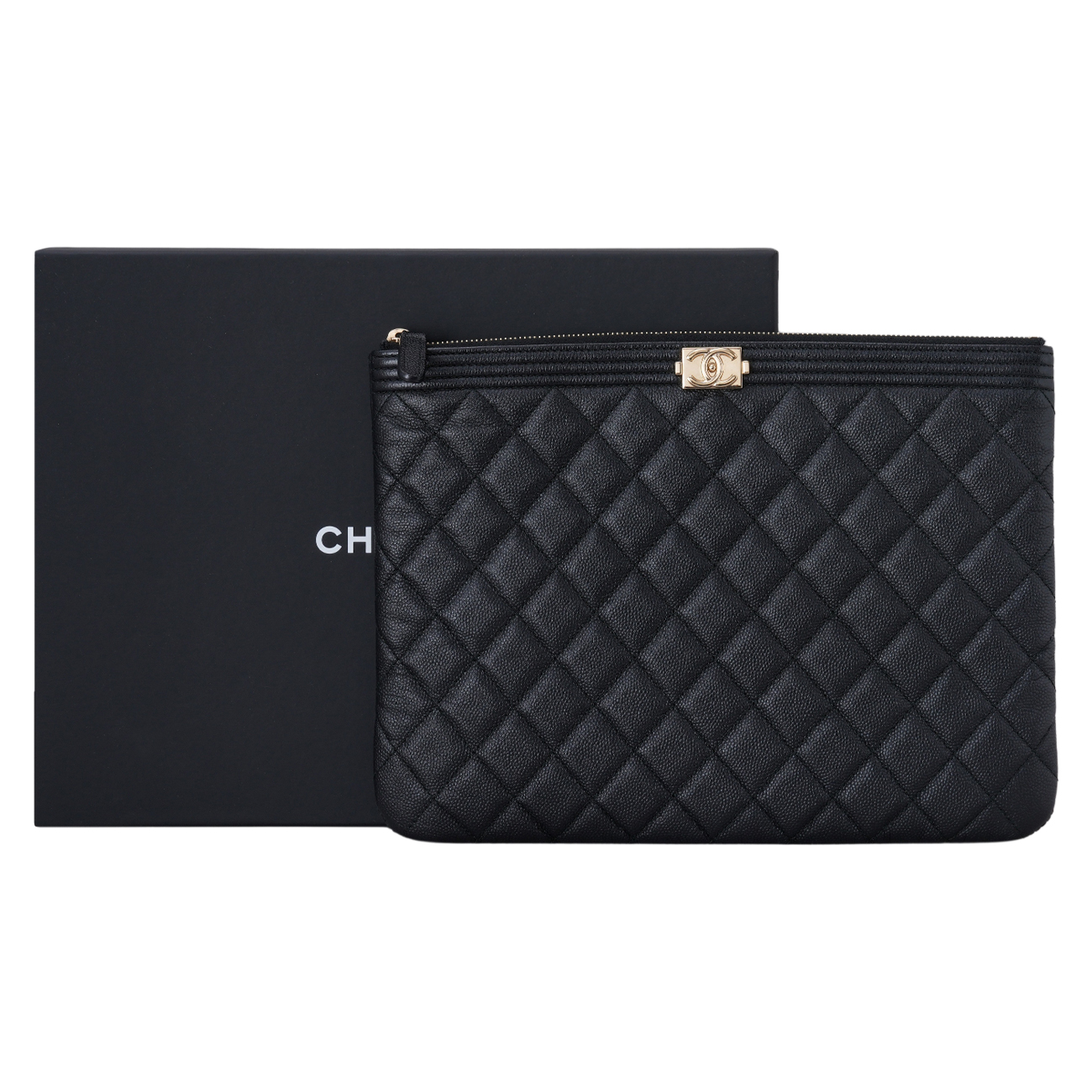 CHANEL(USED)샤넬 보이샤넬 클러치 미듐