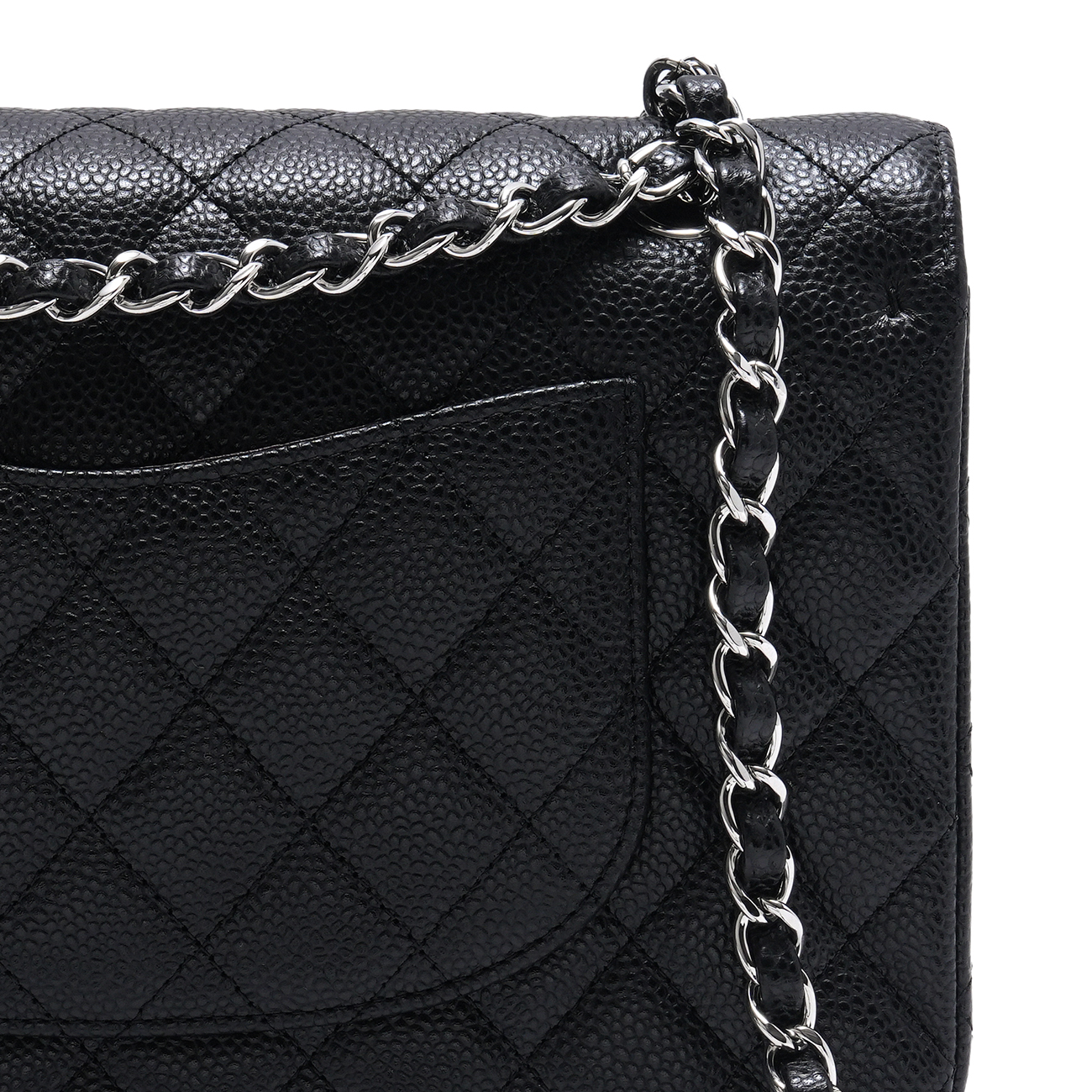 CHANEL(USED)샤넬 캐비어 클래식 미듐 플랩백