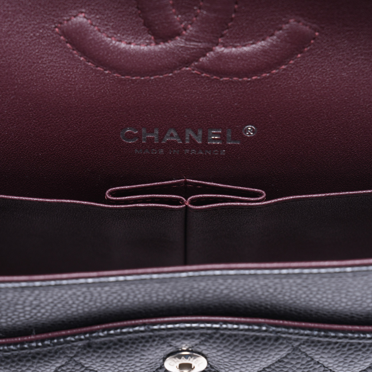 CHANEL(USED)샤넬 캐비어 클래식 미듐 플랩백