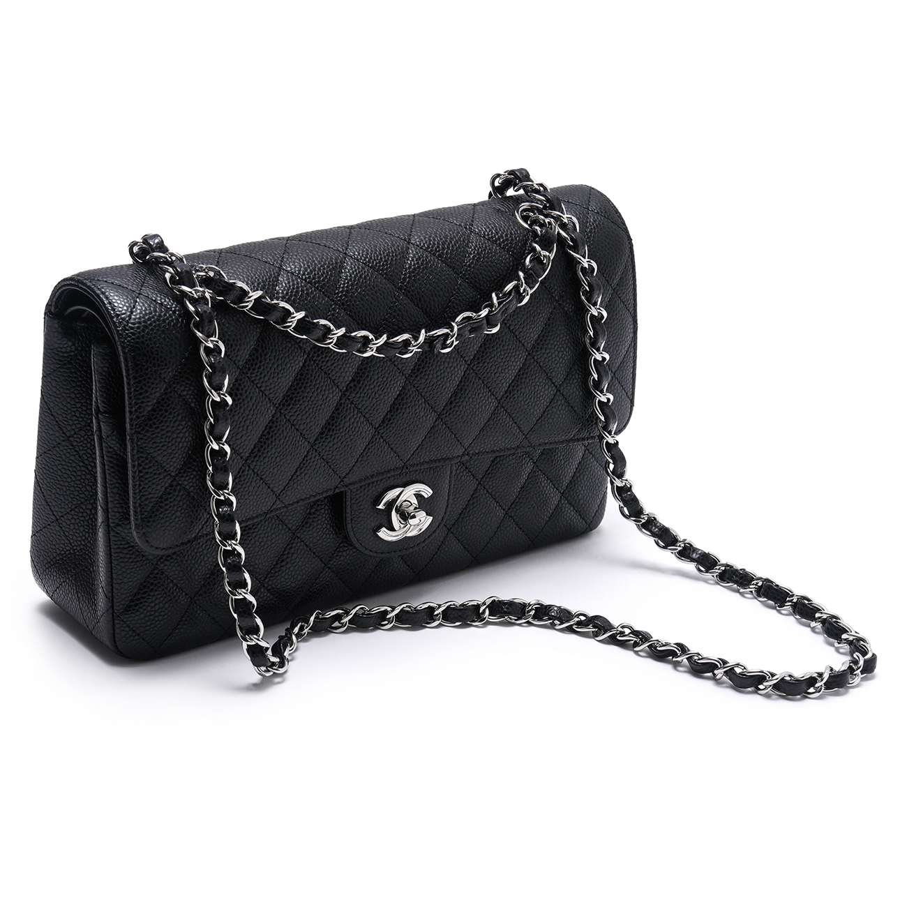 CHANEL(USED)샤넬 캐비어 클래식 미듐 플랩백