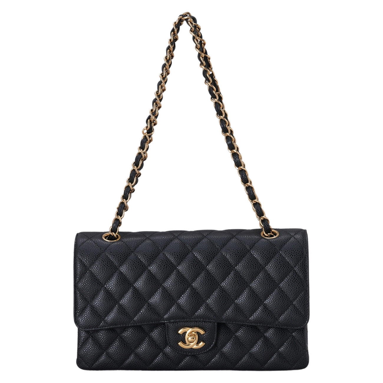 CHANEL(USED)샤넬 클래식 캐비어 미듐 플랩백