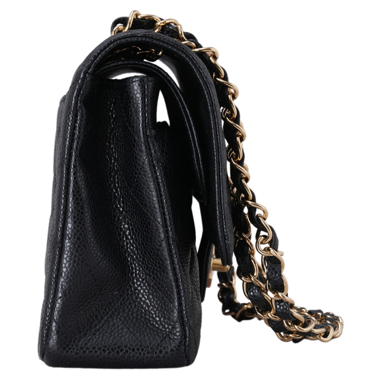 CHANEL(USED)샤넬 클래식 캐비어 미듐 플랩백