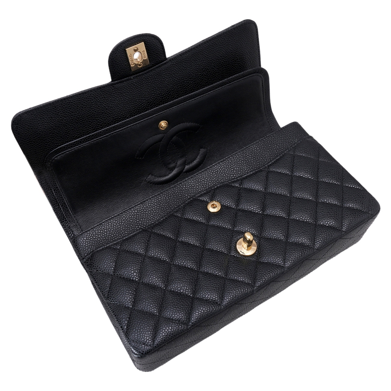CHANEL(USED)샤넬 클래식 캐비어 미듐 플랩백