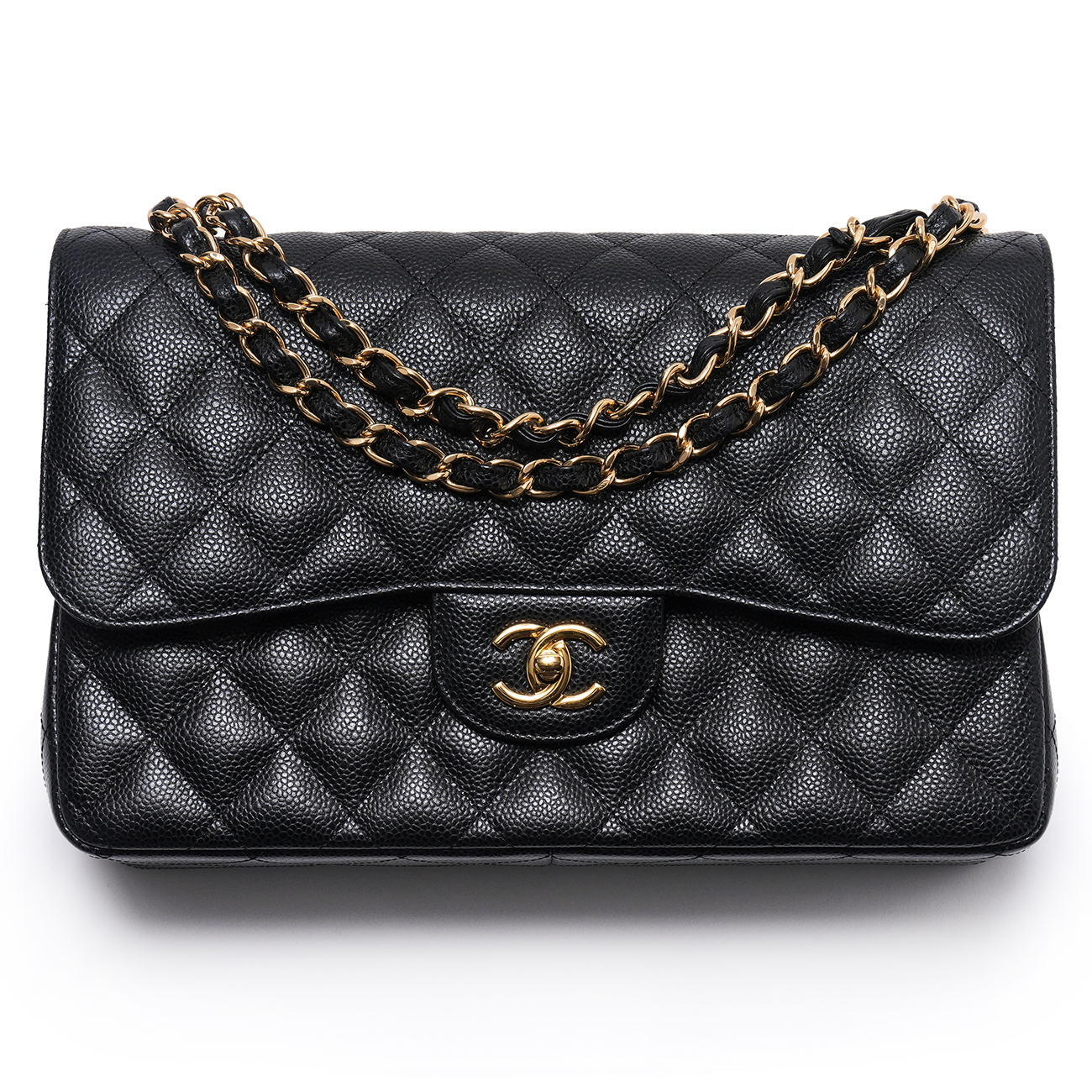 CHANEL(USED)샤넬 캐비어 클래식 라지 플랩백