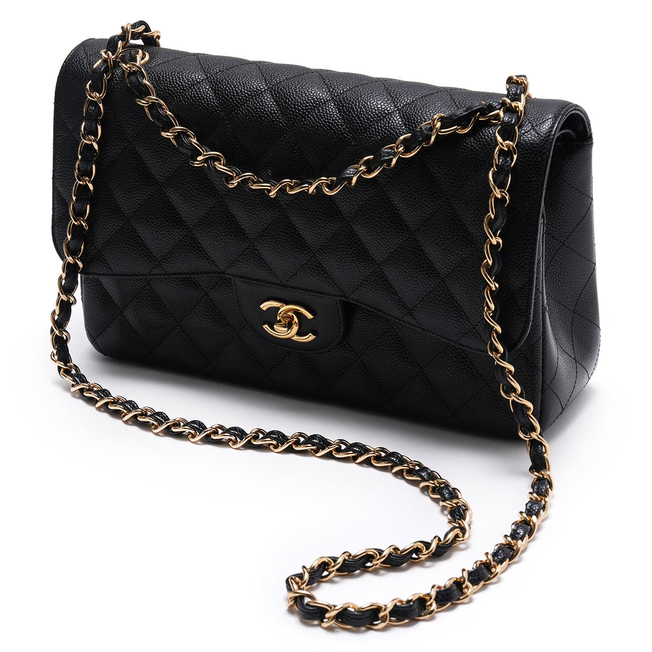 CHANEL(USED)샤넬 캐비어 클래식 라지 플랩백
