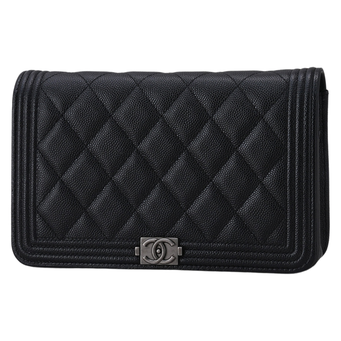 CHANEL(USED)샤넬 캐비어 보이샤넬 WOC