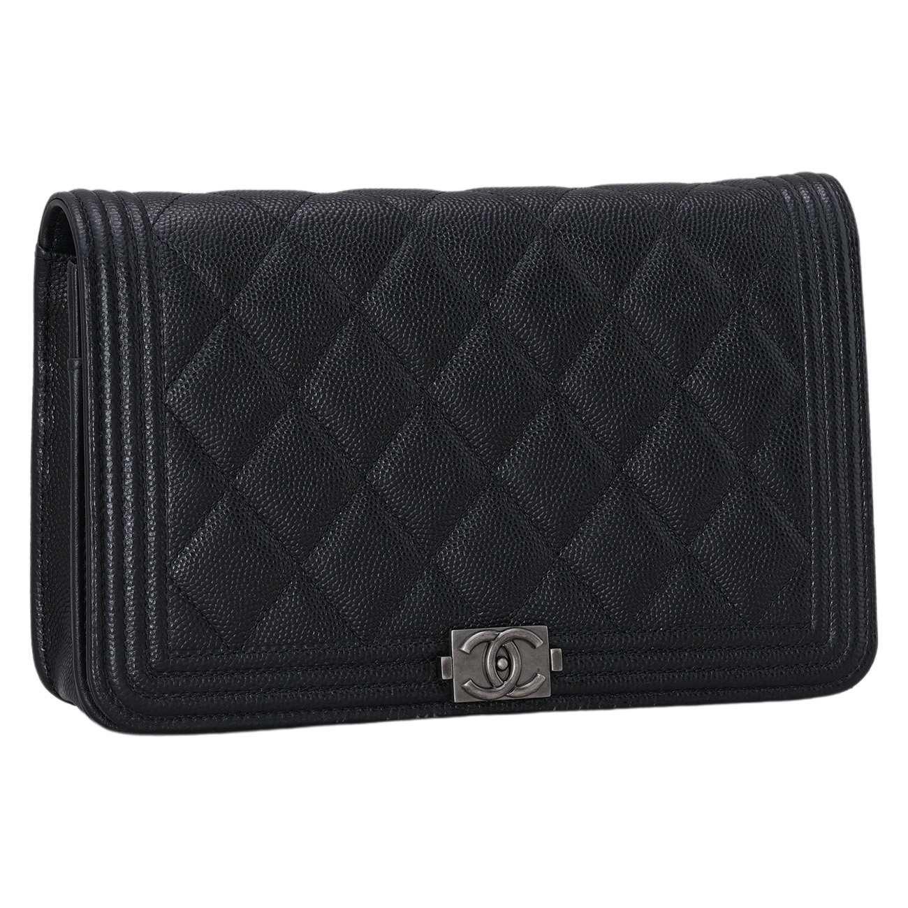 CHANEL(USED)샤넬 캐비어 보이샤넬 WOC