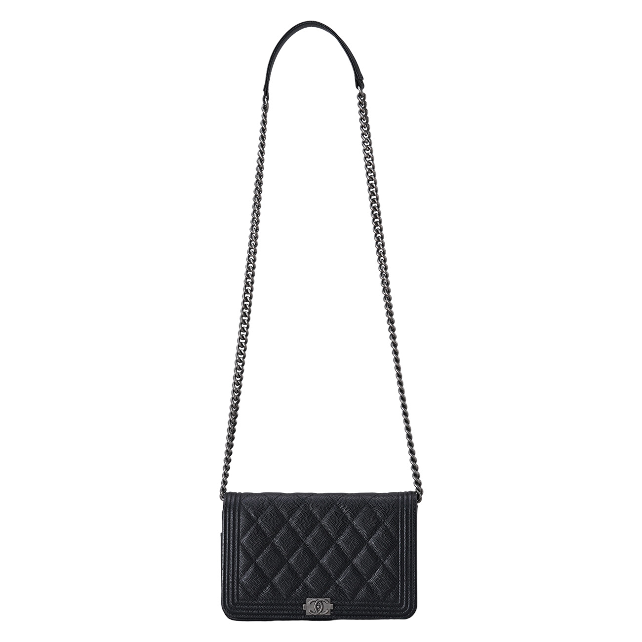 CHANEL(USED)샤넬 캐비어 보이샤넬 WOC