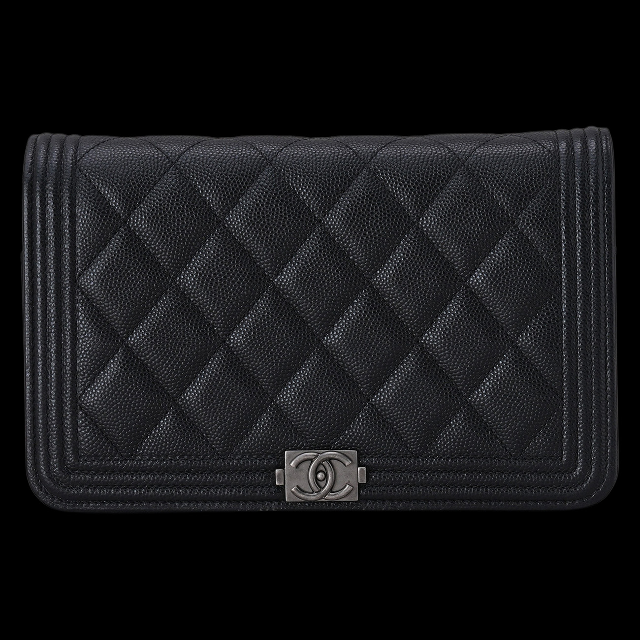 CHANEL(USED)샤넬 캐비어 보이샤넬 WOC