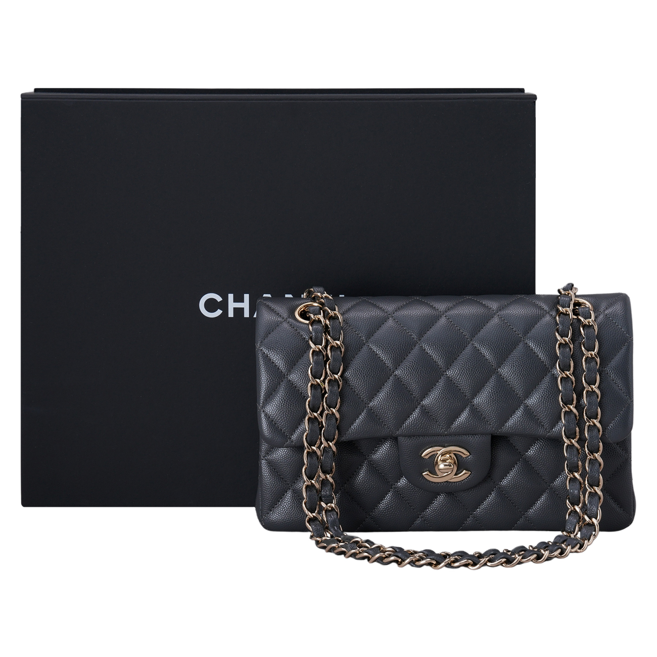 CHANEL(USED)샤넬 캐비어 클래식 스몰 플랩백