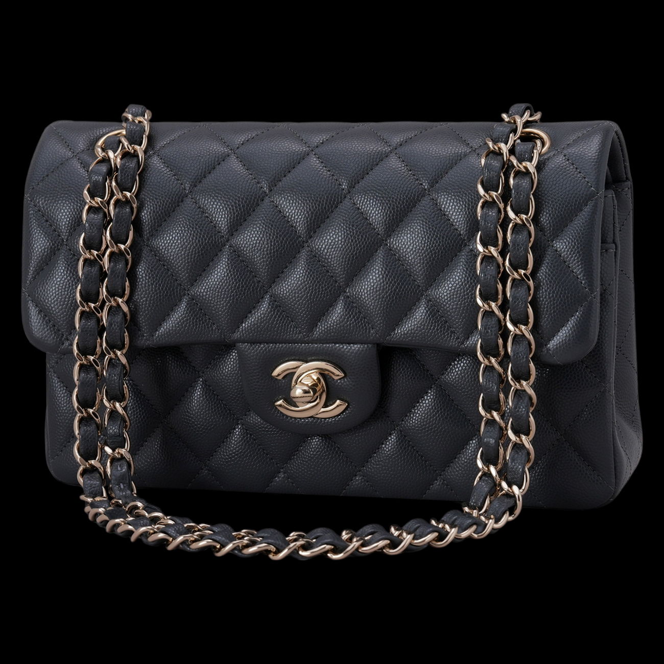 CHANEL(USED)샤넬 캐비어 클래식 스몰 플랩백