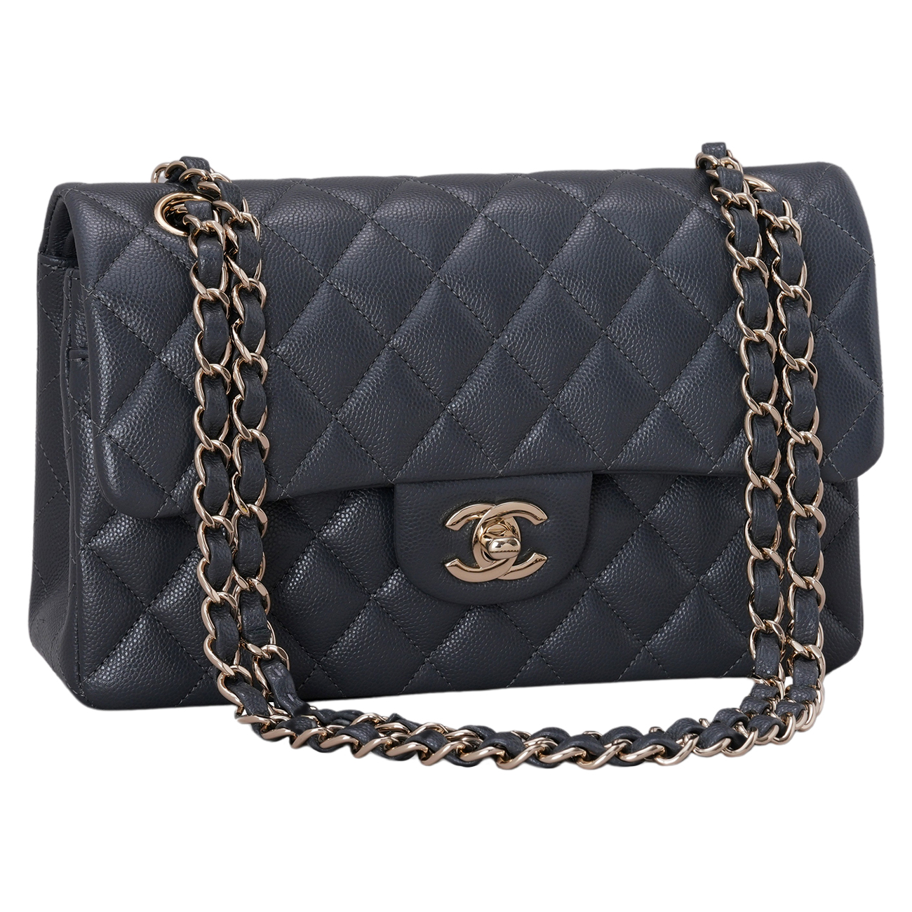 CHANEL(USED)샤넬 캐비어 클래식 스몰 플랩백