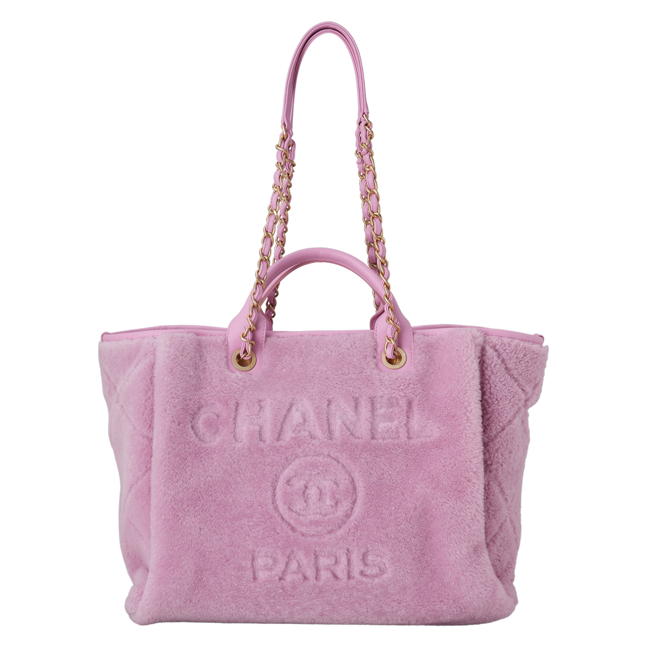 CHANEL(USED)샤넬 A66941 시어링 도빌백