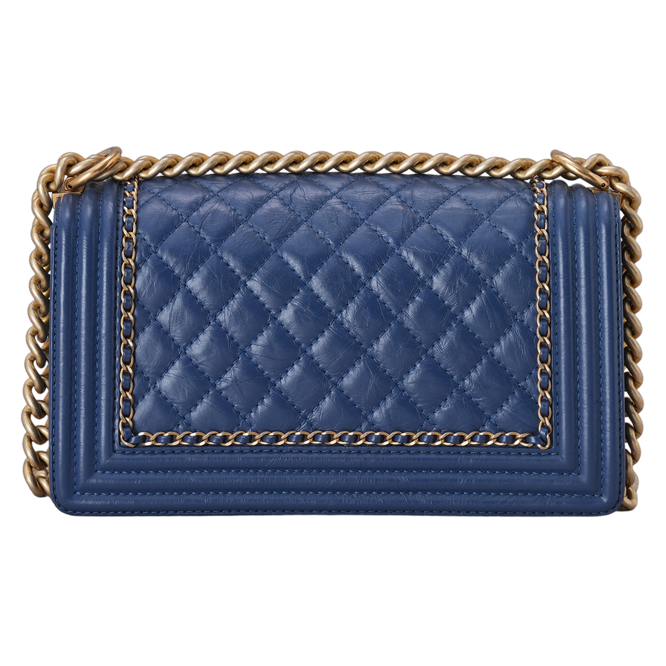 CHANEL(USED)샤넬 A67086 시즌 보이샤넬 미듐 플랩백