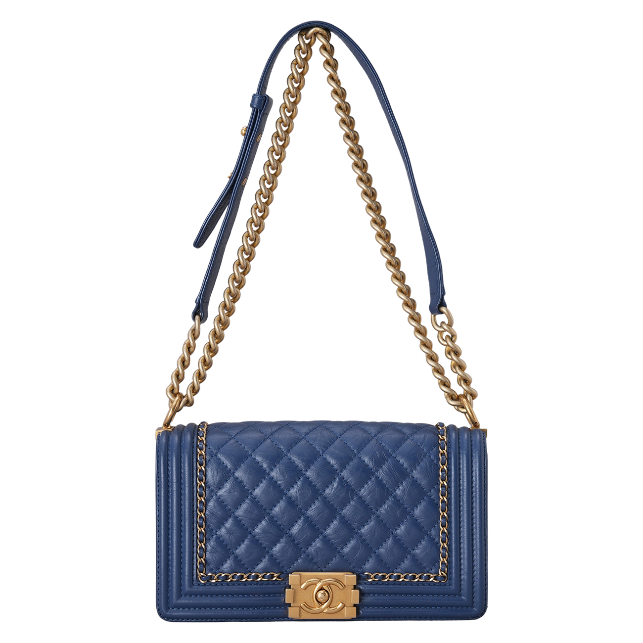 CHANEL(USED)샤넬 A67086 시즌 보이샤넬 미듐 플랩백