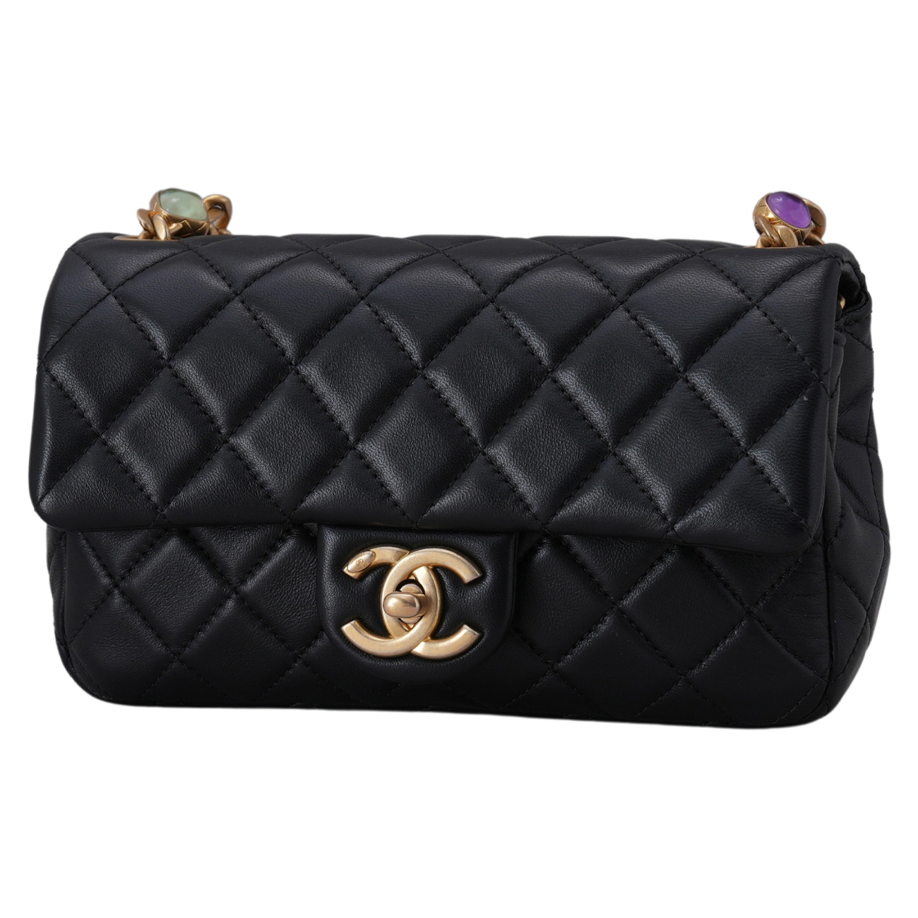 CHANEL(USED)샤넬 AS2380 시즌 클래식 뉴미니 레진 쥬얼 스트랩