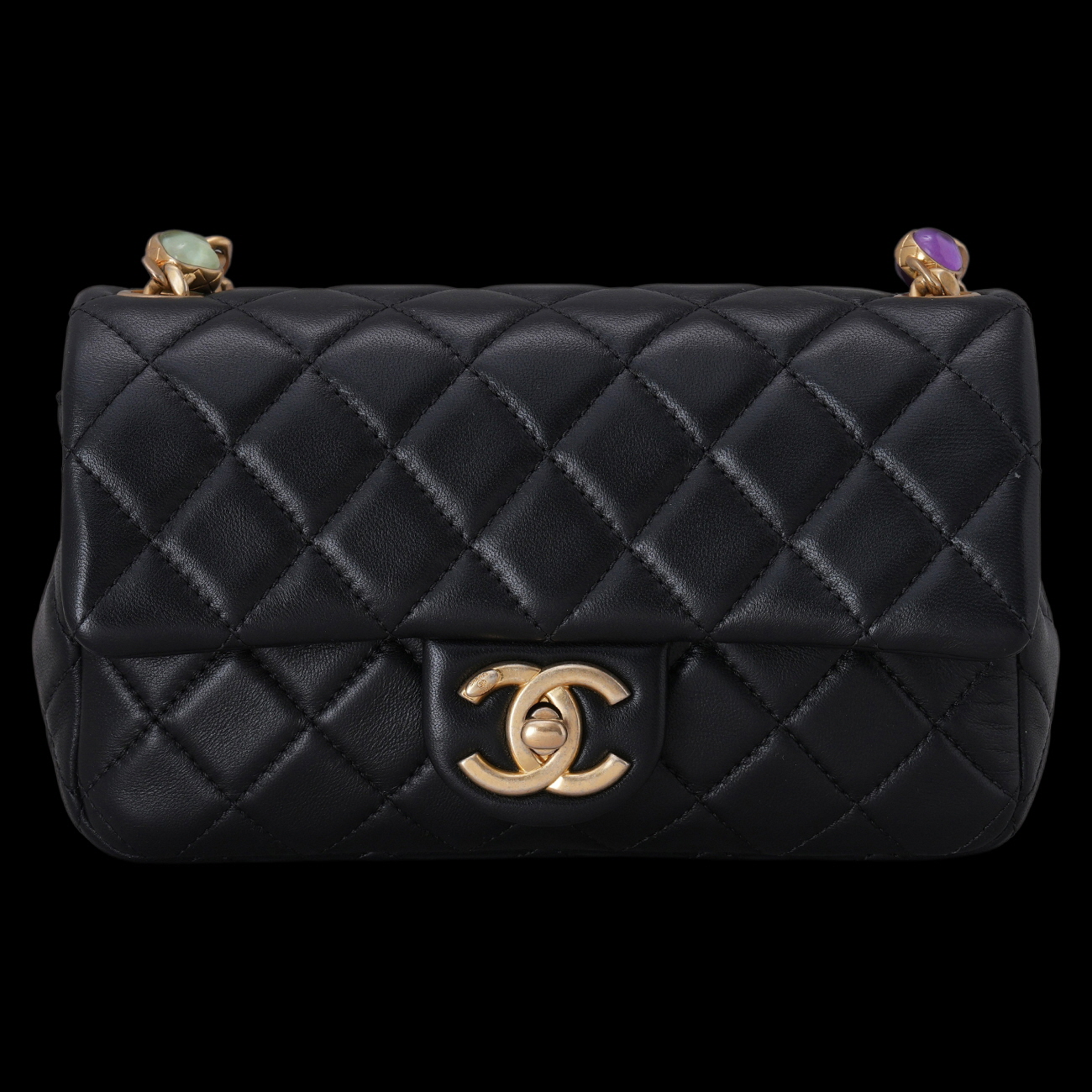 CHANEL(USED)샤넬 AS2380 시즌 클래식 뉴미니 레진 쥬얼 스트랩