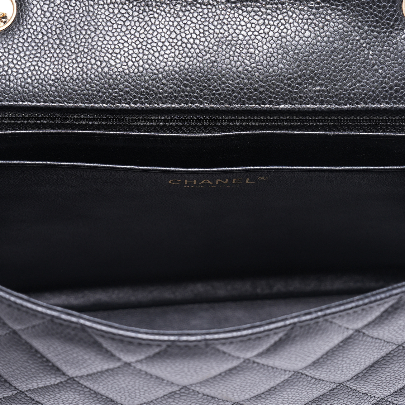 CHANEL(USED)샤넬 클래식 캐비어 라지 원플랩백