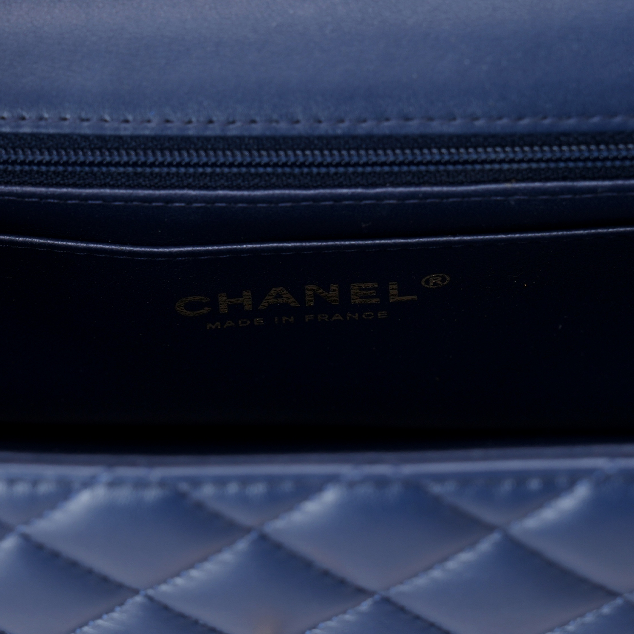 CHANEL(USED)샤넬 램스킨 시즌 클래식 뉴미니 탑핸들
