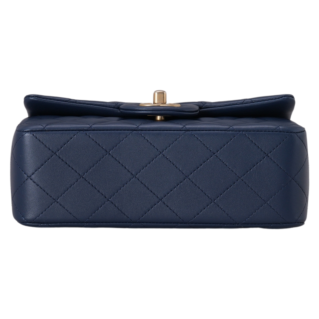 CHANEL(USED)샤넬 램스킨 시즌 클래식 뉴미니 탑핸들