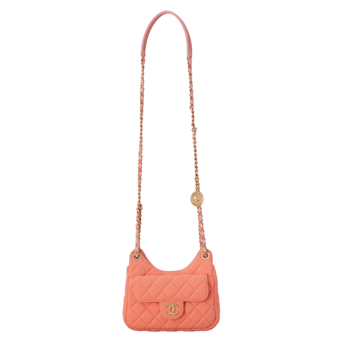 CHANEL(USED)샤넬 시즌 패브릭 호보백