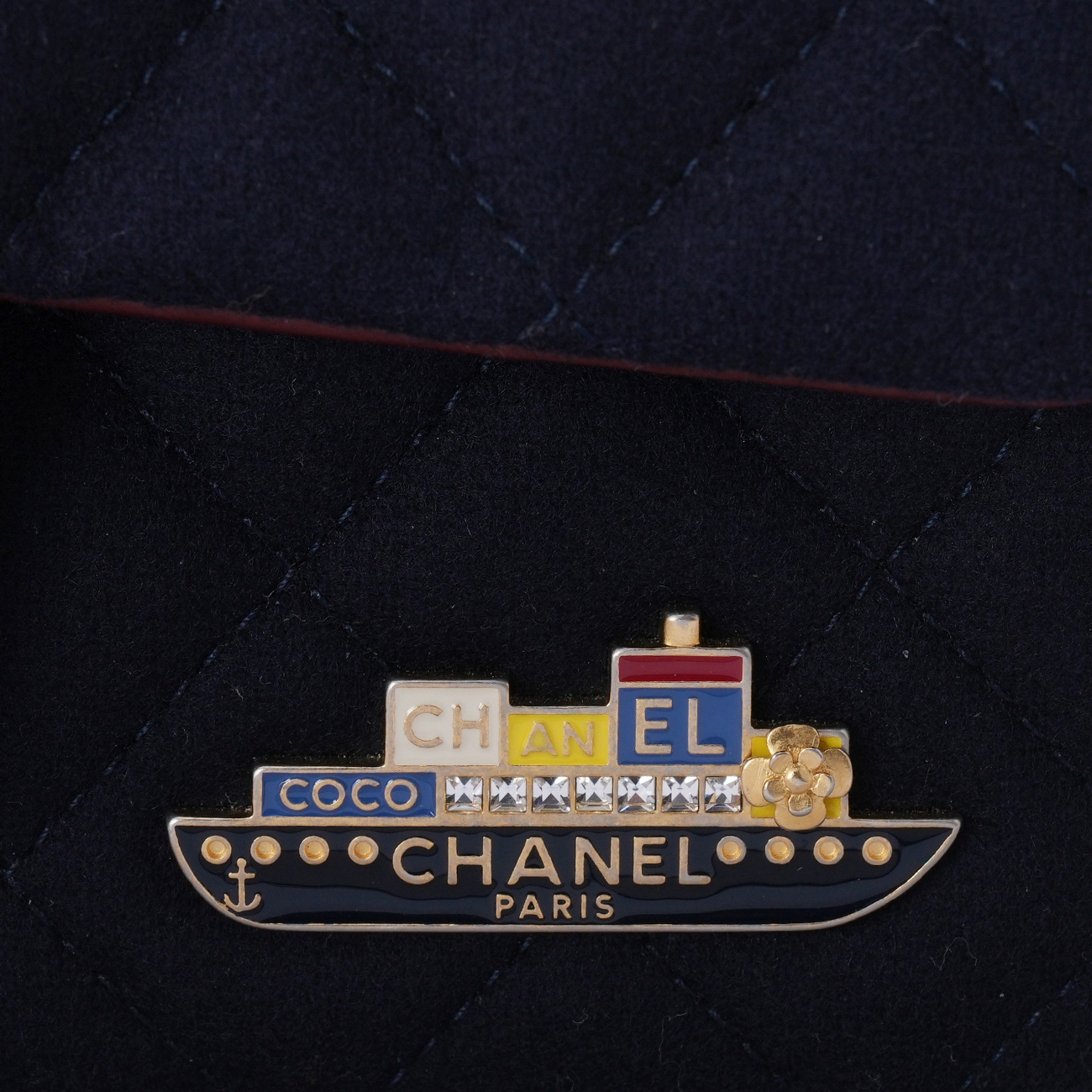 CHANEL(USED)샤넬 A69900 시즌 패브릭 클래식 뉴미니 크로스백