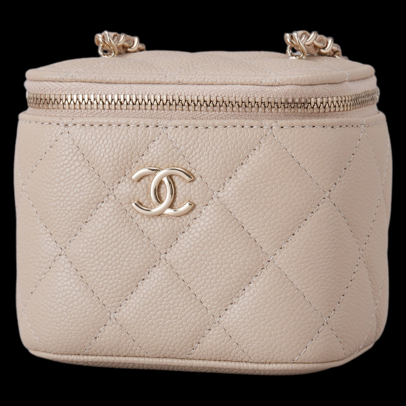 CHANEL(USED)샤넬 캐비어 베니티 스몰