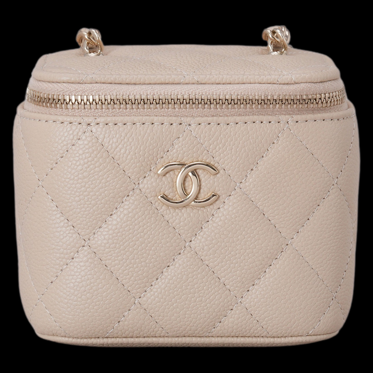 CHANEL(USED)샤넬 캐비어 베니티 스몰