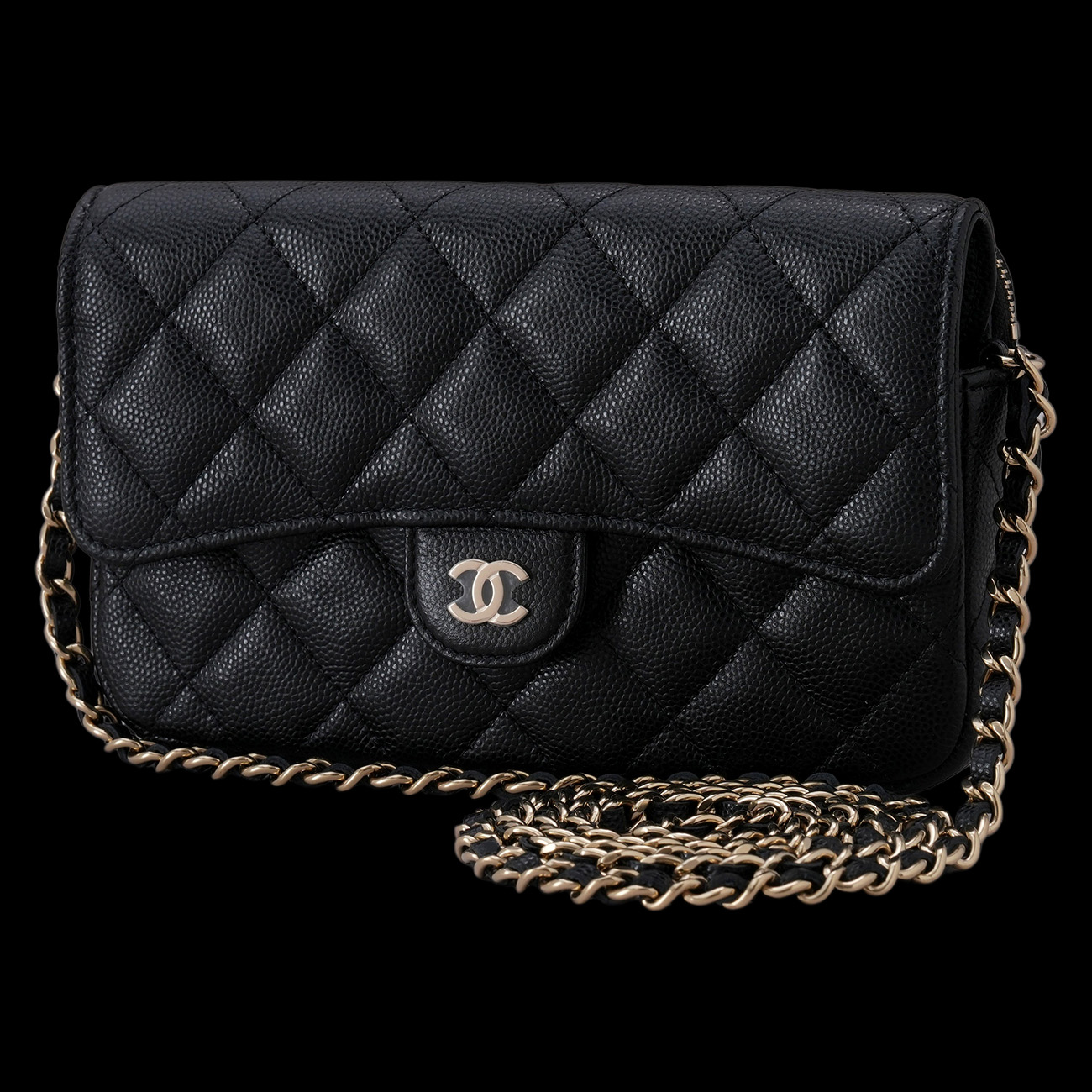 CHANEL(USED)샤넬 시즌 캐비어 WOC