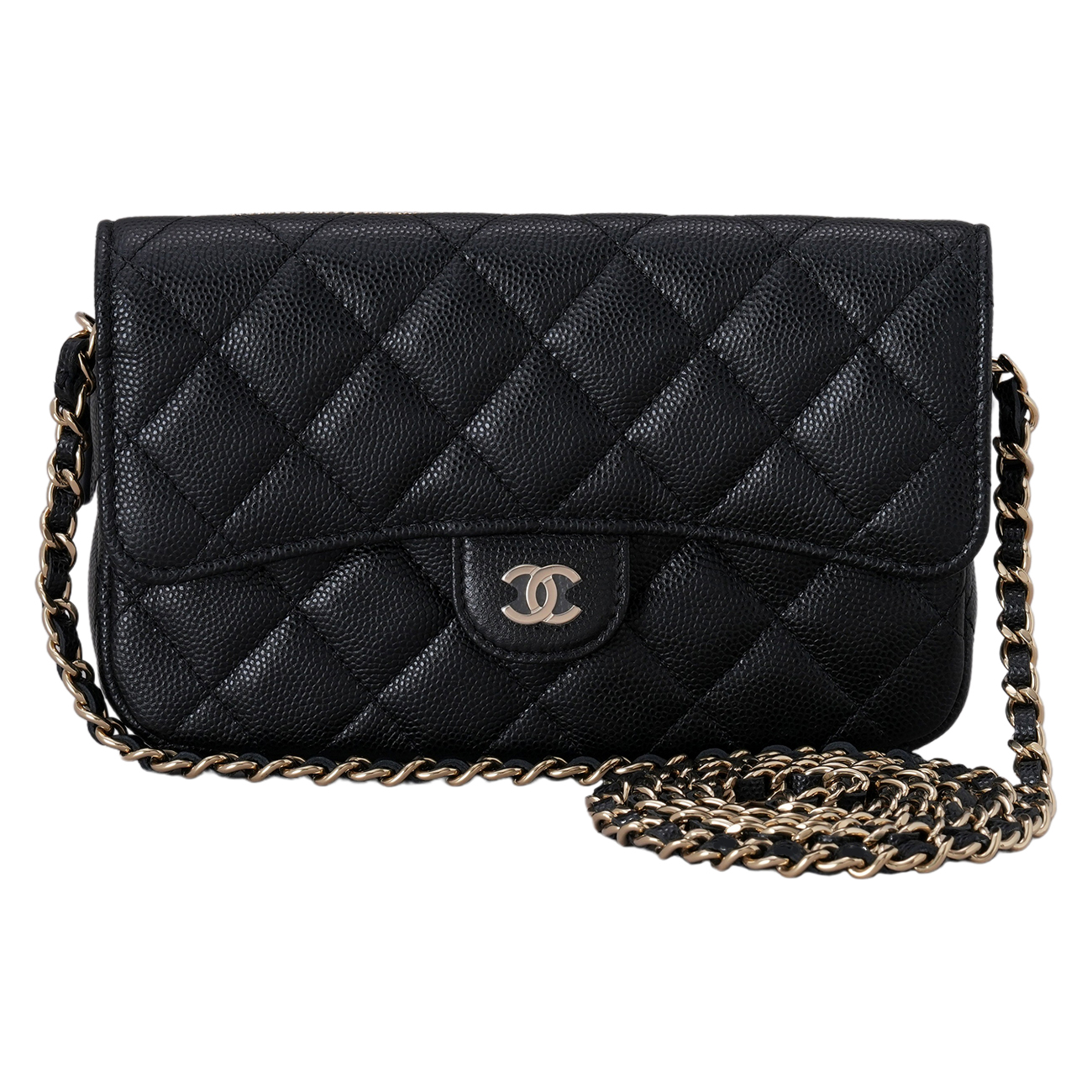 CHANEL(USED)샤넬 시즌 캐비어 WOC