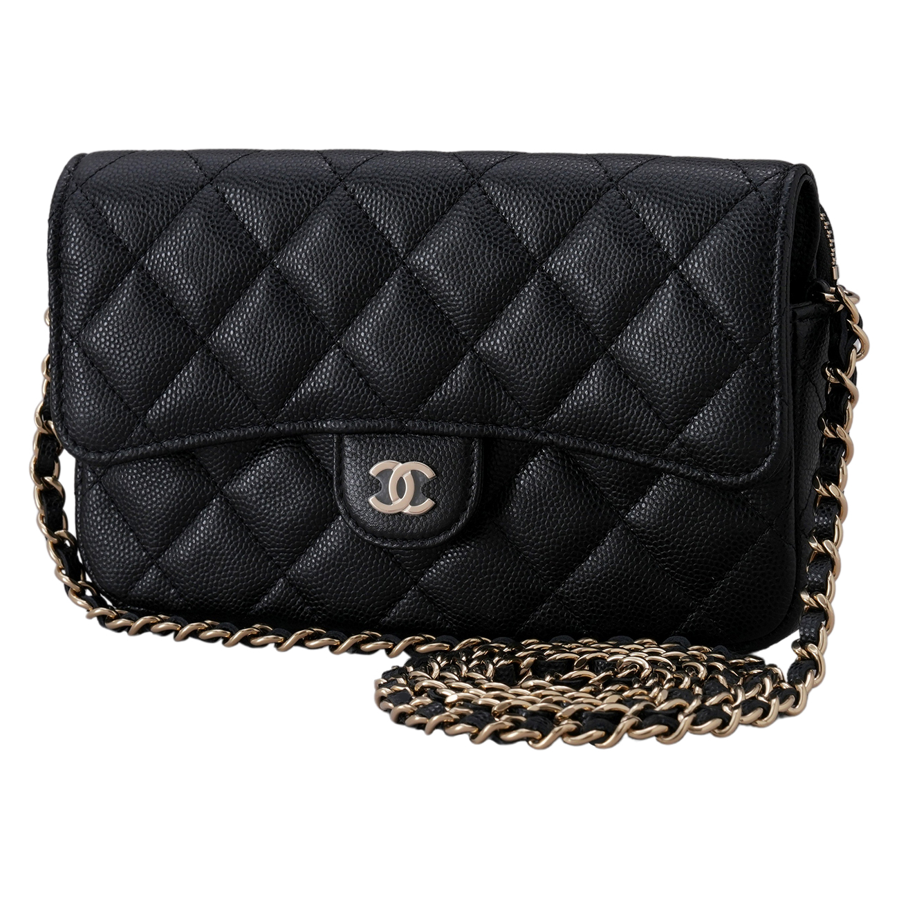 CHANEL(USED)샤넬 시즌 캐비어 WOC