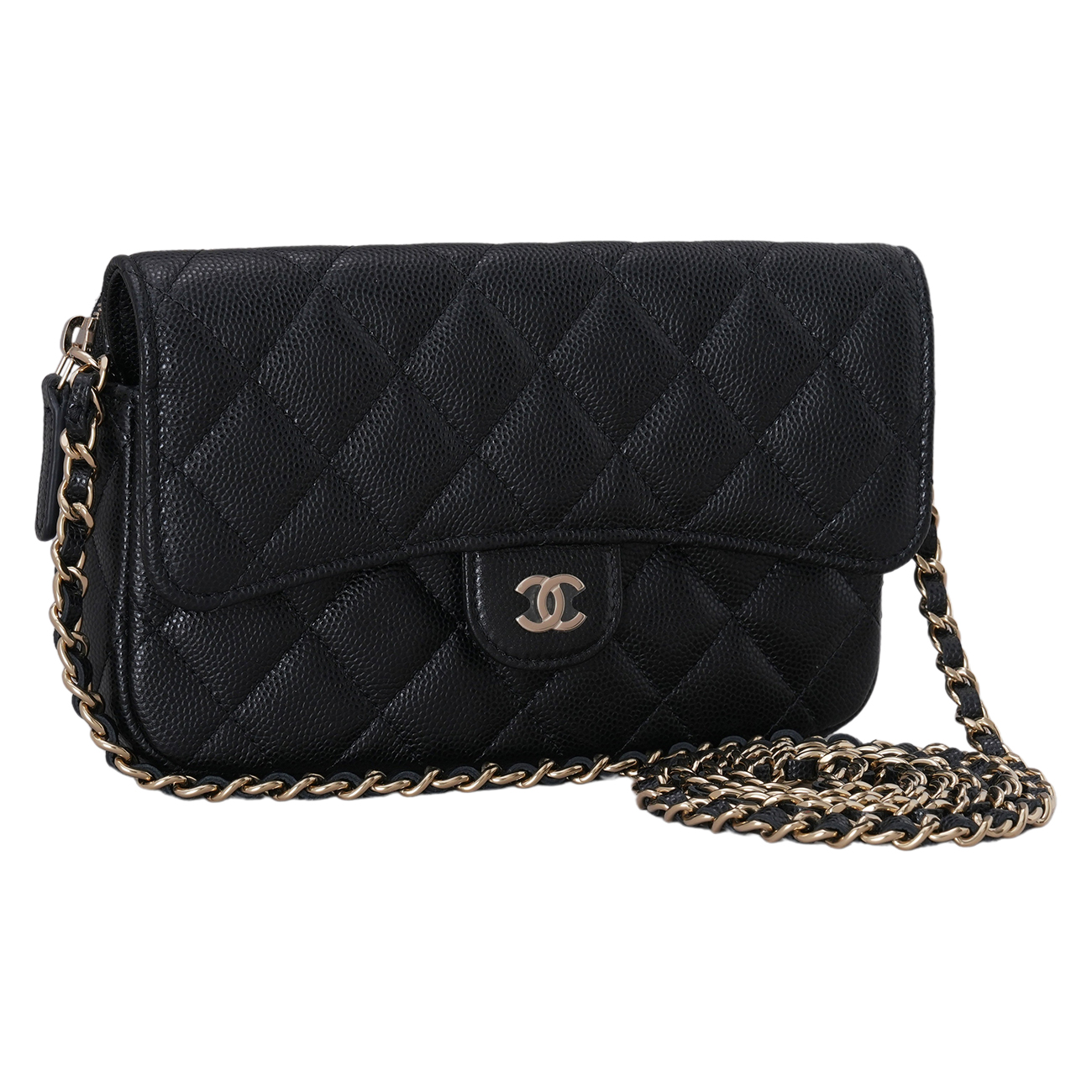 CHANEL(USED)샤넬 시즌 캐비어 WOC