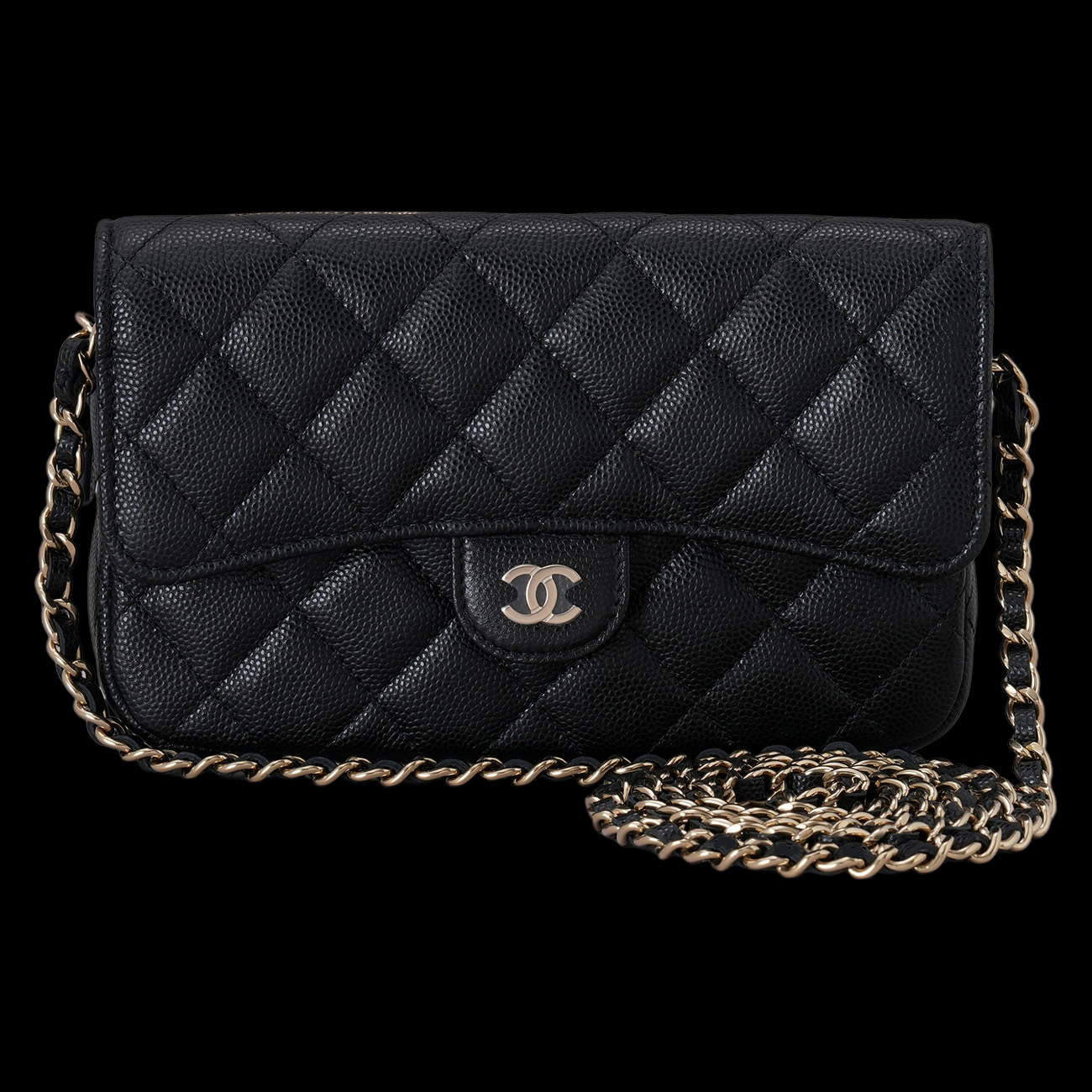 CHANEL(USED)샤넬 시즌 캐비어 WOC