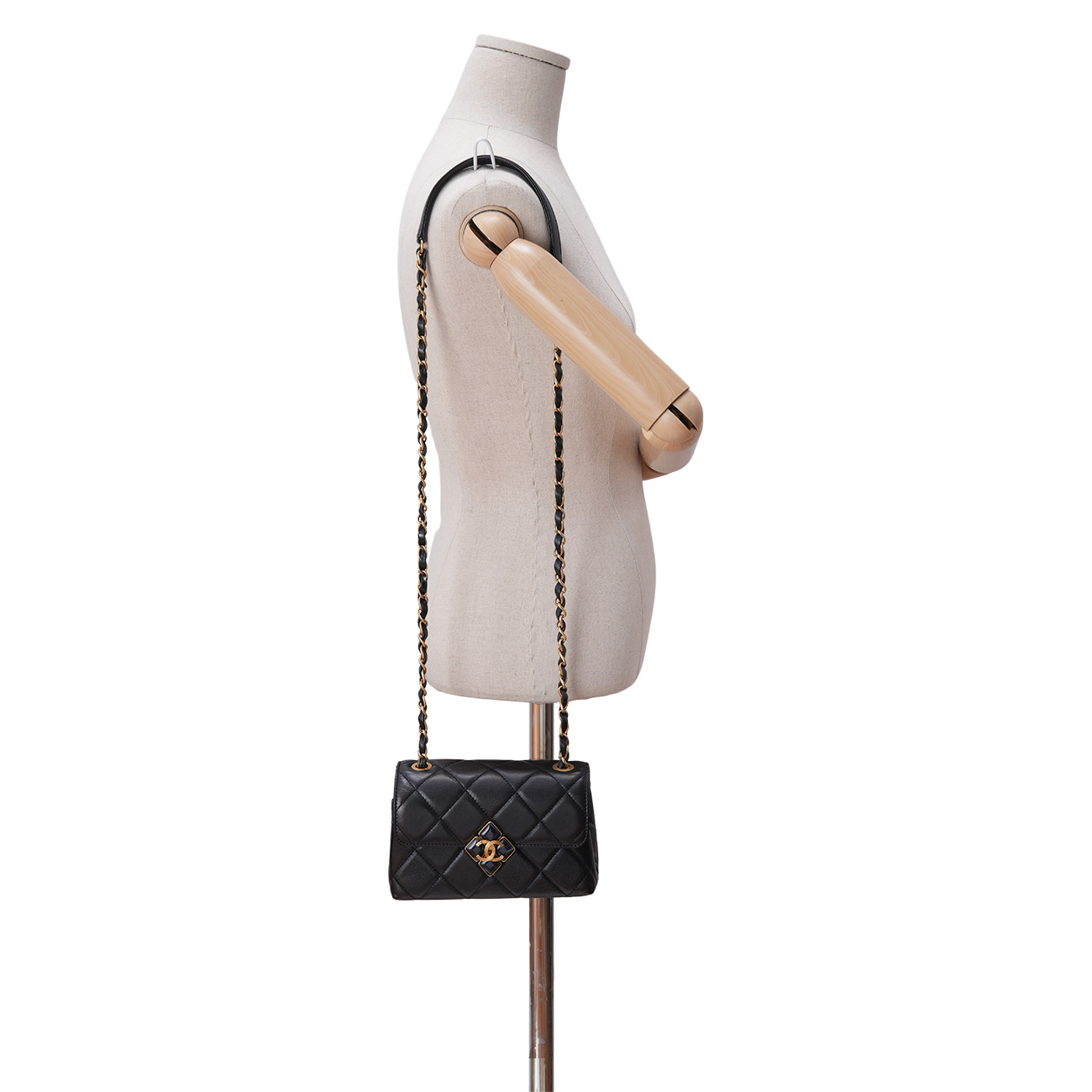 CHANEL(USED)샤넬 AS2633 시즌 CC로고 미니 체인 플랩백