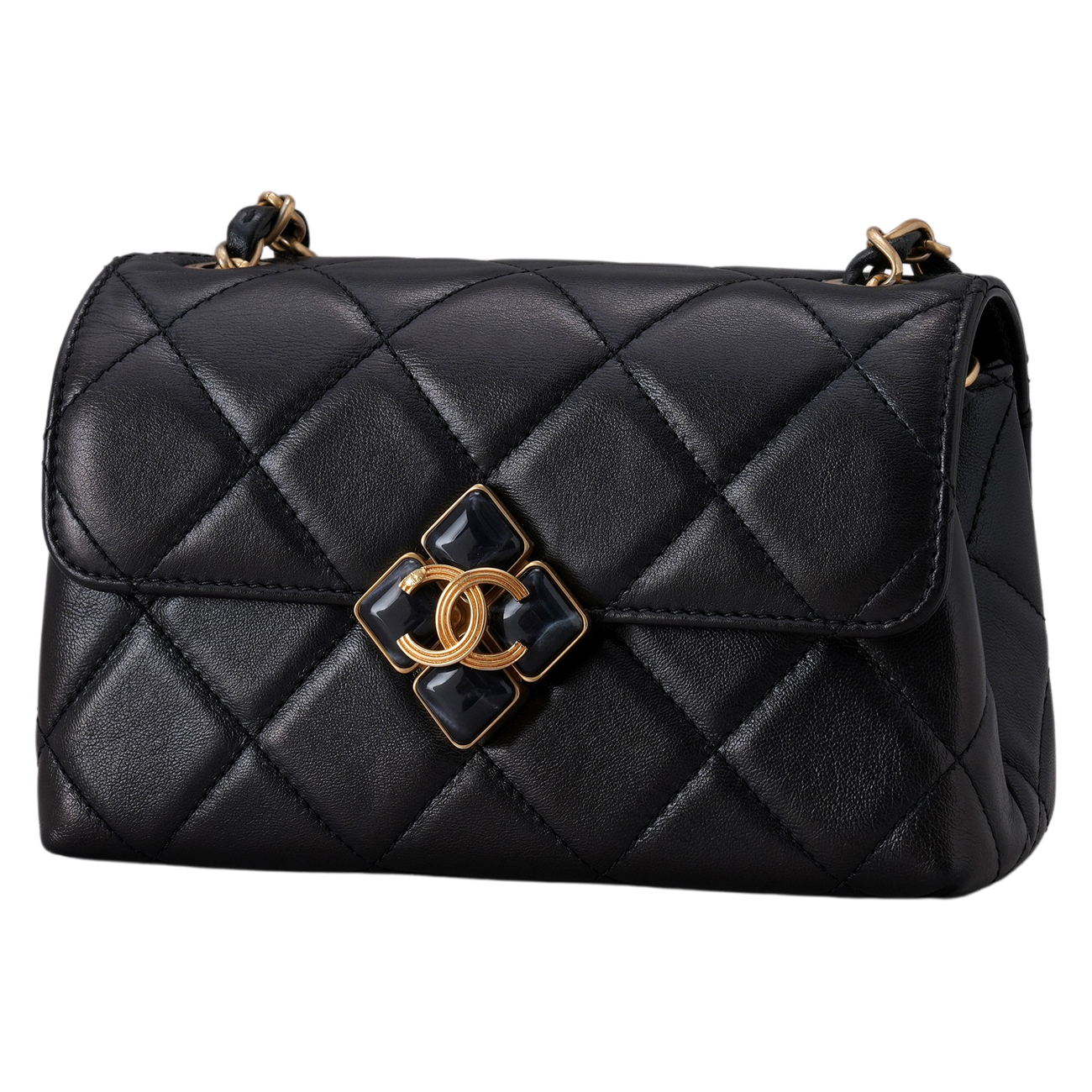 CHANEL(USED)샤넬 AS2633 시즌 CC로고 미니 체인 플랩백