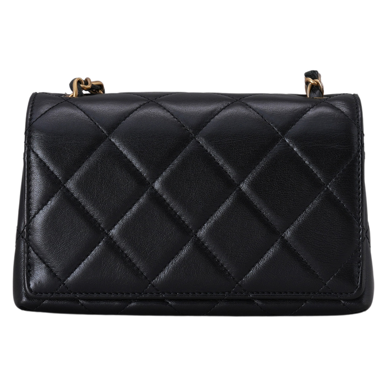CHANEL(USED)샤넬 AS2633 시즌 CC로고 미니 체인 플랩백