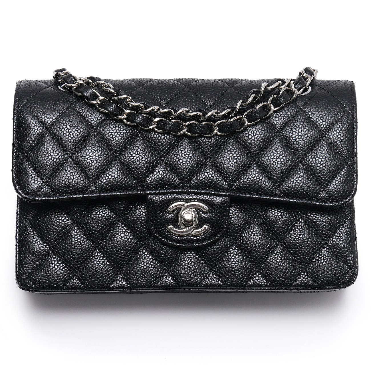 CHANEL(USED)샤넬 캐비어 클래식 스몰 플랩백