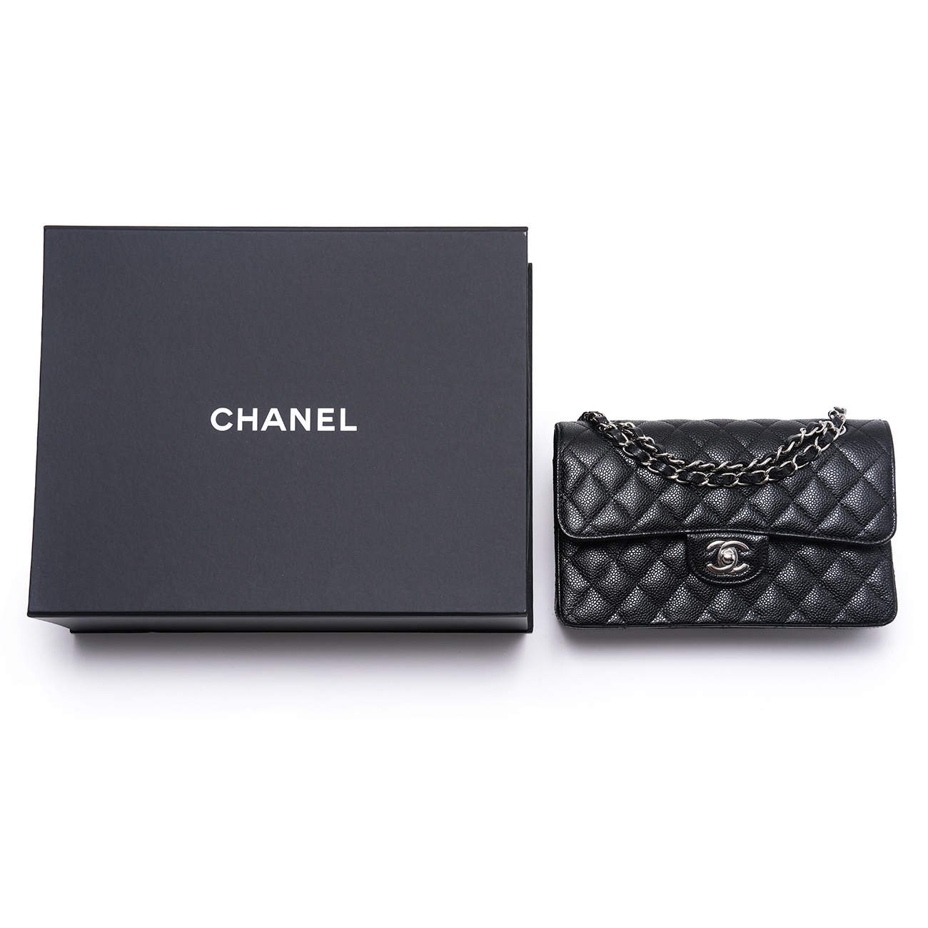 CHANEL(USED)샤넬 캐비어 클래식 스몰 플랩백
