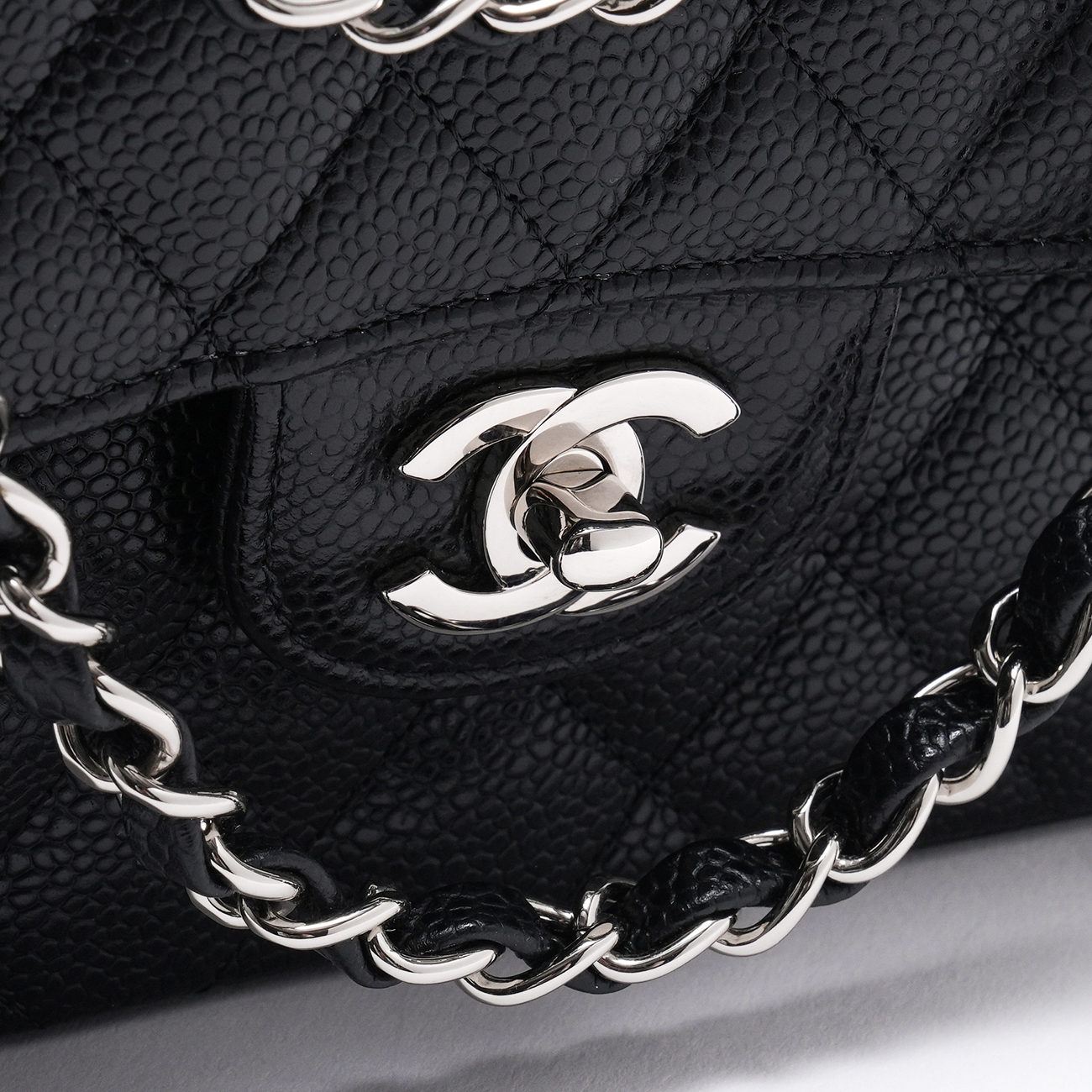 CHANEL(USED)샤넬 캐비어 클래식 스몰 플랩백