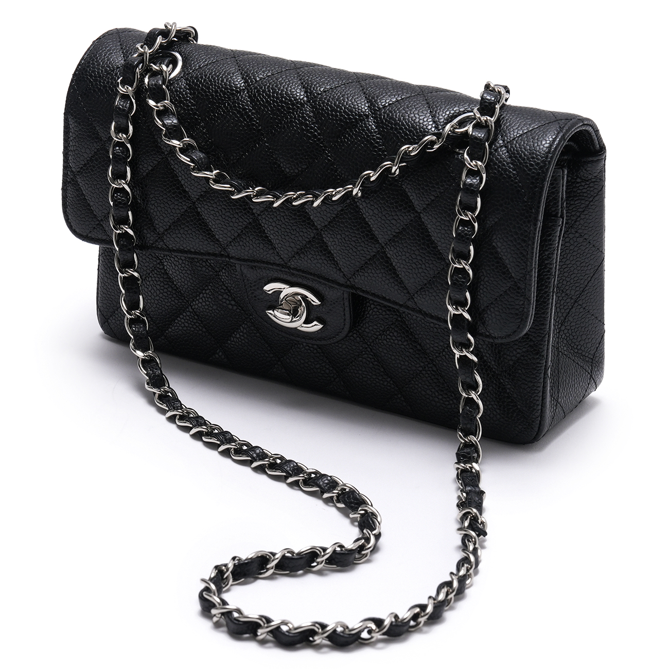 CHANEL(USED)샤넬 캐비어 클래식 스몰 플랩백