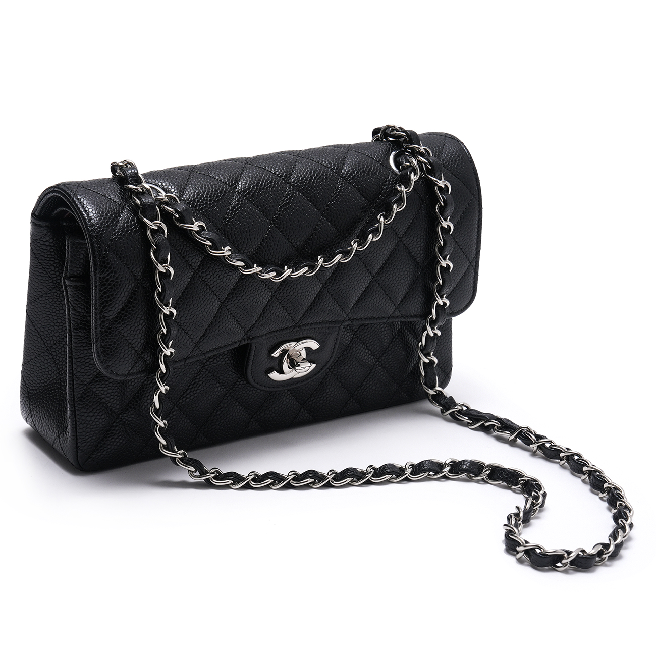 CHANEL(USED)샤넬 캐비어 클래식 스몰 플랩백