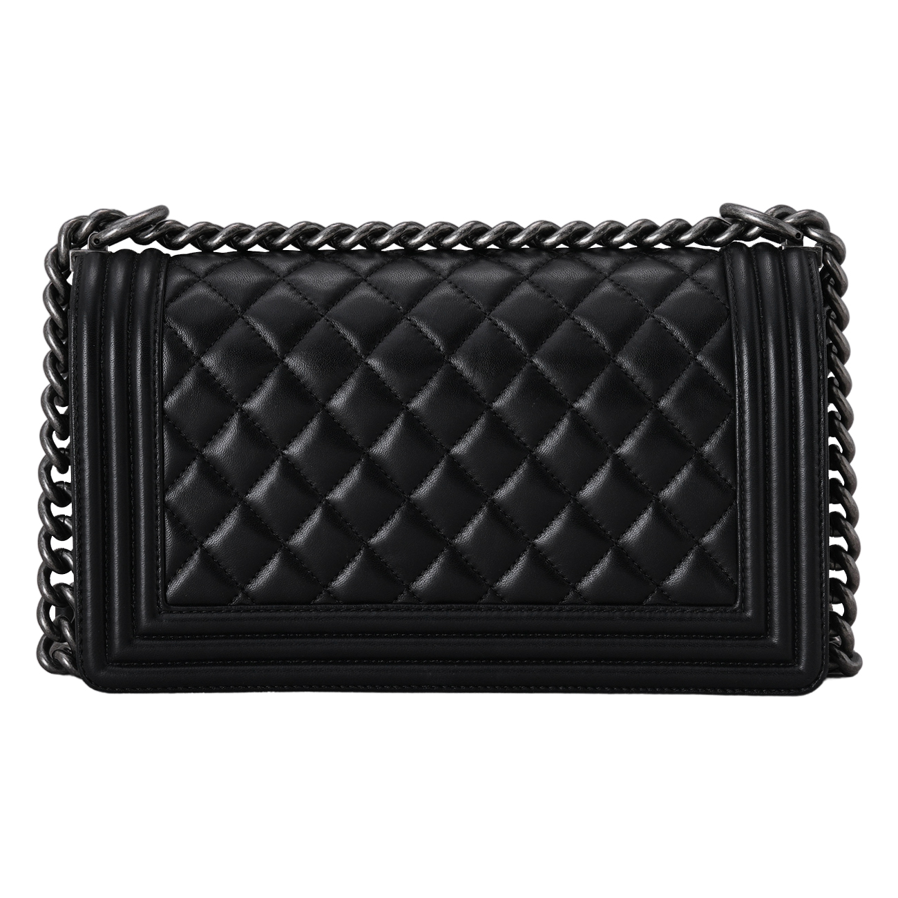 CHANEL(USED)샤넬 램스킨 보이샤넬 미듐 플랩백